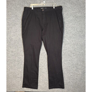 Old Navy Pants Womens 18 Tall Black High Rise Flare Leg Chinos Plus Size Stretch